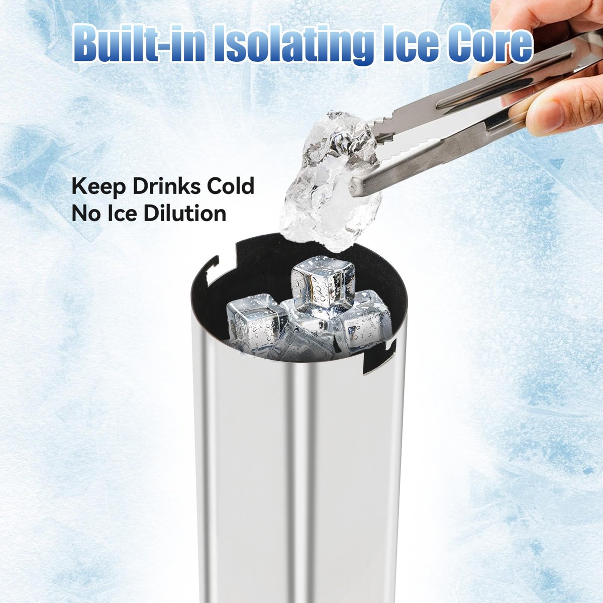 EffiQ-Rate 3 Gallon Beverage Dispenser with Stand, Commercial Coffee Urn with Spigot, Hot Drink Buffet Warmer Server for Parties Weddings Holiday Entertaining Catering Events (Plus Mixing Spoon and Drip Mat) - Image 19
