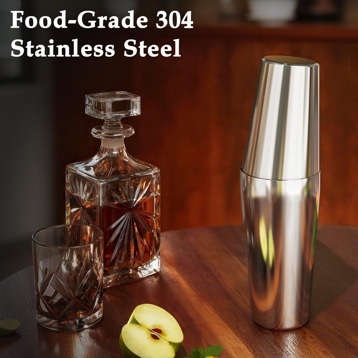 EffiQ-Rate 24 Piece Professional Boston Shaker for Cocktails, Stainless Steel Bar Kits for Bartender with Acrylic Stand, All Essential Bar Tools for Home, Party, Mixing Drinks, Silver - Image 14
