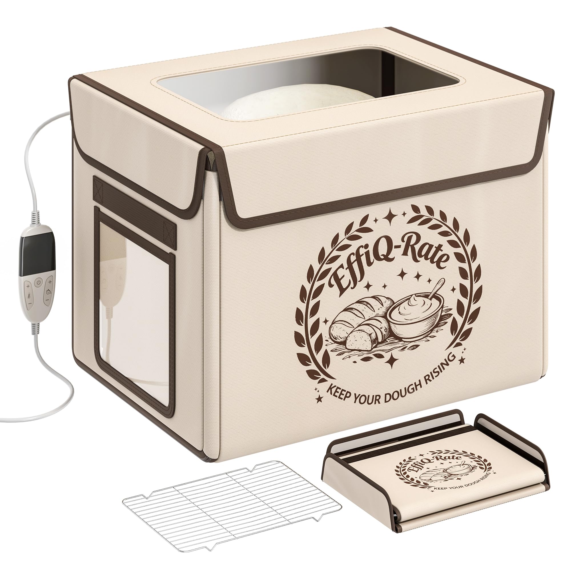 EffiQ-Rate Foldable Bread Proofing Box, Precise Temperature Control Dough Proofer with 99H Timer, 36L Large Capacity Fermentation Chamber for Perfect Sourdough, Yogurt & Pizza, Space-Saving Storage - Image 18