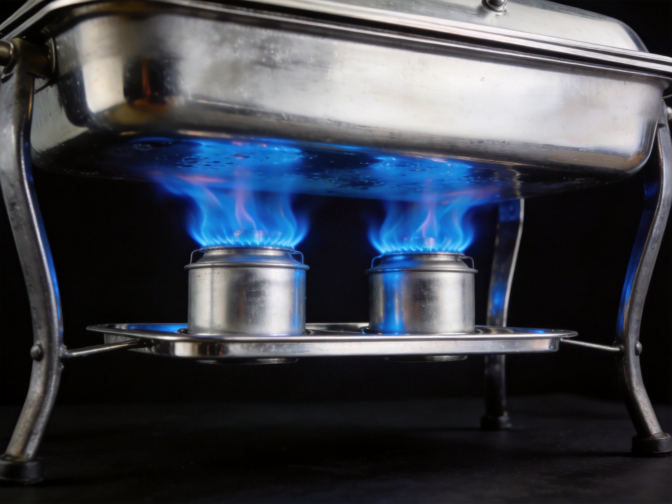 Lighting the chafing dish fuel